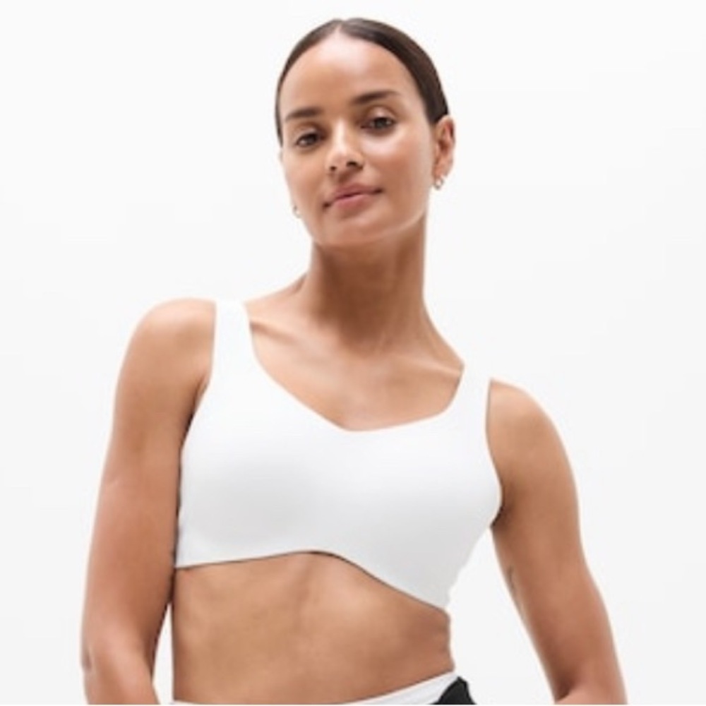 Nwt Athleta Stride Lite Bright White Bra Sz 34b (#768274)